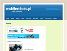 Tablet Screenshot of mobilerobots.pl